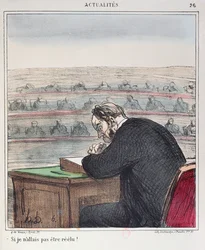 Caricature of a Deputy at the Assembly, c.1850
